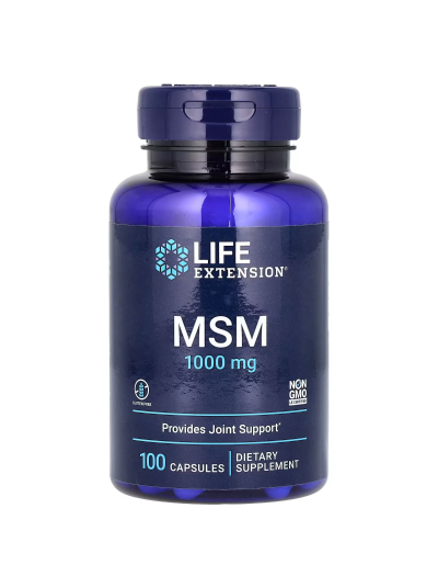 Life Extension, MSM, 3,000 mg, 100 capsules (1,000 mg per capsule)