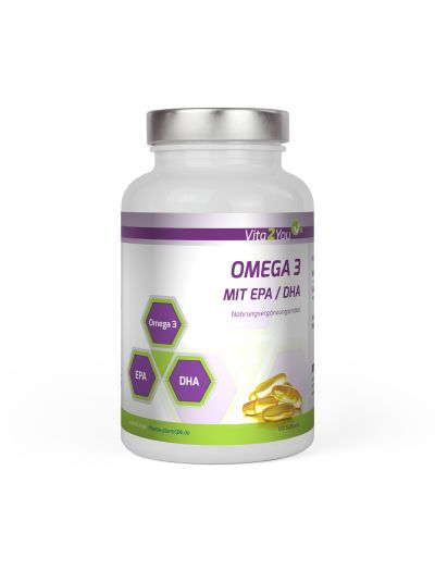 Vita2You Omega 3 1000mg with EPA & DHA Fish Oil 365 Softgels