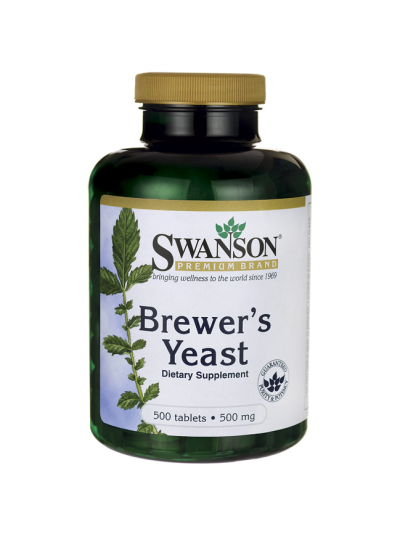 SWANSON PREMIUM BREWER'S YEAST 500 MG 500 TABLETS