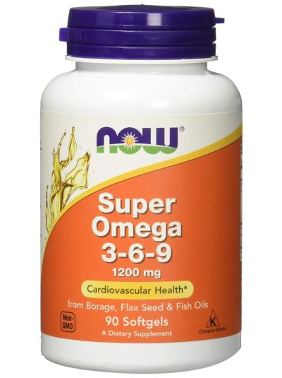 Now Foods Super Omega 3-6-9 1200 mg 90 Softgels