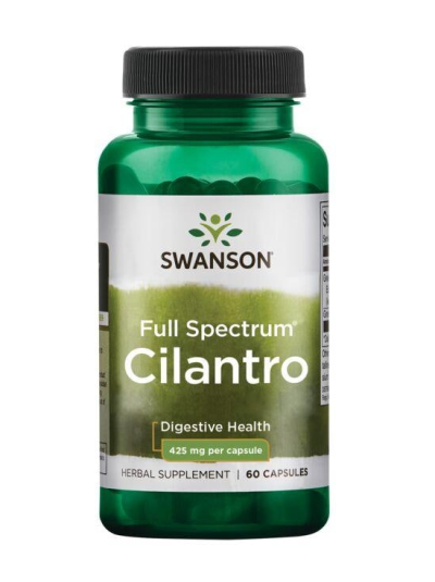 SWANSON PREMIUM - FULL SPECTRUM CORIANDER 425MG, 60 CAPSULES