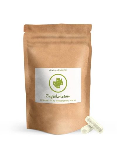 vitalundfitmit100 GOAT COLOSTRUM 100 VEGGIE CAPSULES, 345 MG (38% IGG)